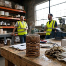 Ceramic Tiki Mug – Brown – 450ml | Durable Ceramic | Ideal for Indoor/Outdoor Use