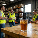 Panelled Glass Tumblers – 210ml/7.5oz – Tempered Glass, Shock Resistant – Commercial Use