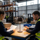 Cordless LED Table Lamp – 300mm Cocoa – Energy Efficient, 6 Pack – Indoor & Outdoor Use