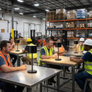 LED Cordless Table Lamps – Black – 260mm Height – Dimmable Warm Light – Commercial & Hospitality Use (6 Pack)