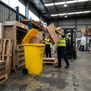 Wheelie Bin – 240L Yellow – High-Density Polythene – Clinical & Commercial Waste