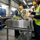 Commercial Bain Marie – 3 Round Pots – Hygienic Food Storage – Catering & Buffet Use
