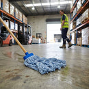 Kentucky Mop Head – Blue – 450g Polyester Yarn – Commercial Cleaning