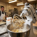 Pastry Beater Attachment – For 4.3L & 4.8L Tilt-Head Stand Mixers – White Enamel – Home & Professional Baking