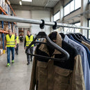 Polypropylene Security Hangers – 100 Pack – Durable Plastic | Lightweight | Commercial – Warehouse