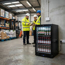 Bottle Cooler – 133Ltr – Fan Assisted, Double Glazed Doors, LED Lighting – Commercial Bar & Restaurant