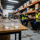 Glass Tumblers – 300ml – Contemporary Patterned Glass – Commercial & Home Use