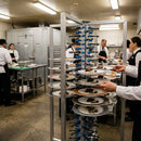 Mobile Plate Rack – Holds 84 Plates – Durable Steel | Commercial Grade – Indoor/Outdoor