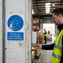 Hand Sanitiser Sign – A5 – Self-Adhesive | Indoor Use – Commercial