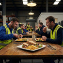 Square Plates – 233mm – Durable Porcelain | 6 Pack – Commercial Use