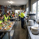 Melamine Dinner Plates – 230mm Polar White – Durable Gloss Finish – Commercial & Food-Service Use