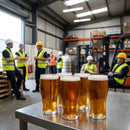 Nucleated Toughened Beer Glasses – 280ml CE Marked – Tulip Shape – Commercial Hospitality