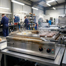 Electric Griddle – 862 x 405mm – Machined Steel, 12mm Plate, Dual Zone – Commercial Kitchen