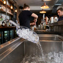 Plastic Ice Drainer Scoop – 7oz – Clear Plastic | Lightweight | 7oz Capacity | Commercial – Indoor