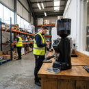 Automatic Coffee Grinder – Black – 1.2kg Hopper, Adjustable Grind – Commercial & Home Use
