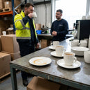 Large Saucers – 150mm – Durable Porcelain | 24 Pack – Commercial Use