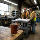 Stoneware Profile Mug – 340ml Red Rust – Rich Glazed Finish – Commercial & Hospitality