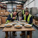 Deep Coupe Bowls – 205mm Duck Egg – Super-Vitrified Porcelain – Restaurant & Catering
