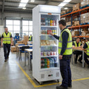 Upright Display Fridge – White – 350Ltr | Glass Door | Commercial Grade – Indoor Use