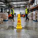 Wet Floor Safety Cone – Yellow – Durable Plastic – Commercial & Public Areas