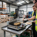 Contact Grill – Single Ribbed – Smooth Upper | Digital Control – Commercial Use