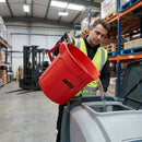 Graduated Cleaning Bucket – 10 Litre Red – Polyethylene, Pouring Lip – Commercial & Industrial Use