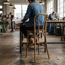 Bar Chair – Weathered Oak – Wood | N/A | N/A | Commercial – Indoor
