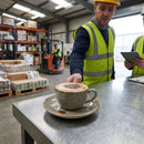Cappuccino Saucers – 185mm – Stoneware | 5mm Thickness | Commercial Grade – Indoor/Outdoor