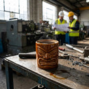 Ceramic Tiki Mug – 360ml – Brown | Durable Ceramic – Indoor/Outdoor