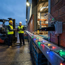 LED Indoor/Outdoor String Lights – Multi Coloured – Durable Plastic – Garden & Event Lighting