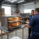 Double Deck Electric Pizza Oven – Fits 14" Pizzas – Stainless Steel – Restaurant & Commercial Use