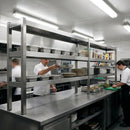 Three-Tier Ambient Overshelves – For GF372 & GF382 – Factory Fitted – Commercial Kitchen Use