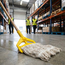 Kentucky Mop Head Clip – Yellow – Secure Wide Connection – Commercial Cleaning