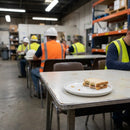 Flat Round Plates – 150mm – White Porcelain | 6 Pack – Commercial Use