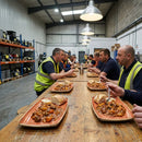 Rectangular Plates – 295 x 150mm Spiced Orange – Hand Decorated Stoneware – Commercial & Restaurant Use