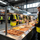 Heated Gantry – Stainless Steel – Compatible with Panther 670 Series Hot Cupboards – Commercial Buffet & Carvery Use