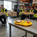 Polypropylene Compartment Food Trays – Yellow – Durable Polypropylene | 321mm – Commercial