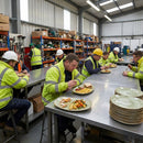 Oblong Plates – 300x150mm Sage Green – Stoneware | 6mm Thickness | Commercial Grade – Indoor/Outdoor