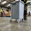 Slim Bin Wheels – 80L Capacity – Easy Mobility Accessories – Commercial Use