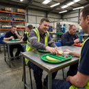 Compartment Food Tray – Small 321mm Green – Polypropylene – School & Hospital Use