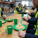 Polypropylene Plates – 174mm Green – Durable Polypropylene | Lightweight | 12 Pack – Commercial