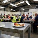 Melamine Narrow Rimmed Plates – 165mm – Durable, Scratch-Resistant – Schools & Nursing Homes