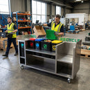 Catering Waste Clearing Trolley – Stainless Steel – Durable & Easy-Clean – Commercial & Hospitality Use