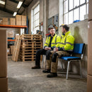 Contour Stacking Bench – 4ft Blue – Durable Plastic | Lightweight | Commercial – Indoor/Outdoor