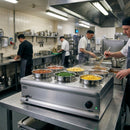 Commercial Bain Marie – 6 x 4.5L Pots – Stainless Steel – Food Warming & Buffet Service
