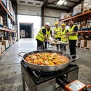 Aluminium Non-stick Paella Pan – 45cm – Teflon Coated | 2mm Thickness | Commercial Grade – Indoor/Outdoor
