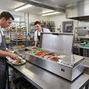 Refrigerated Preparation Well – Stainless Steel – Commercial Grade | 3 Well Capacity – Industrial