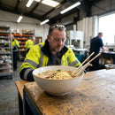 Porcelain Noodle Bowls – 183mm Barley White – Super Vitrified – Restaurant & Home Use