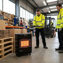 Mini Indoor Cabinet Heater – Black – 4.2kW Portable Spot Heating – Domestic & Office Use