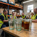 Recycled Glass Tumblers – 275ml – Durable Glass | 6 Pack – Domestic Use